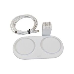 Pp3O Belkin 15W Dual Qi2 Boostcharge Dual Wireless Magnetic Charging Pad iPhone